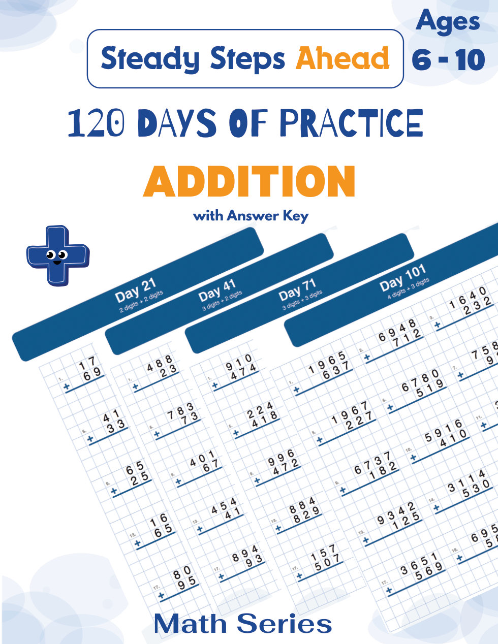 Addition Practice Workbook cover