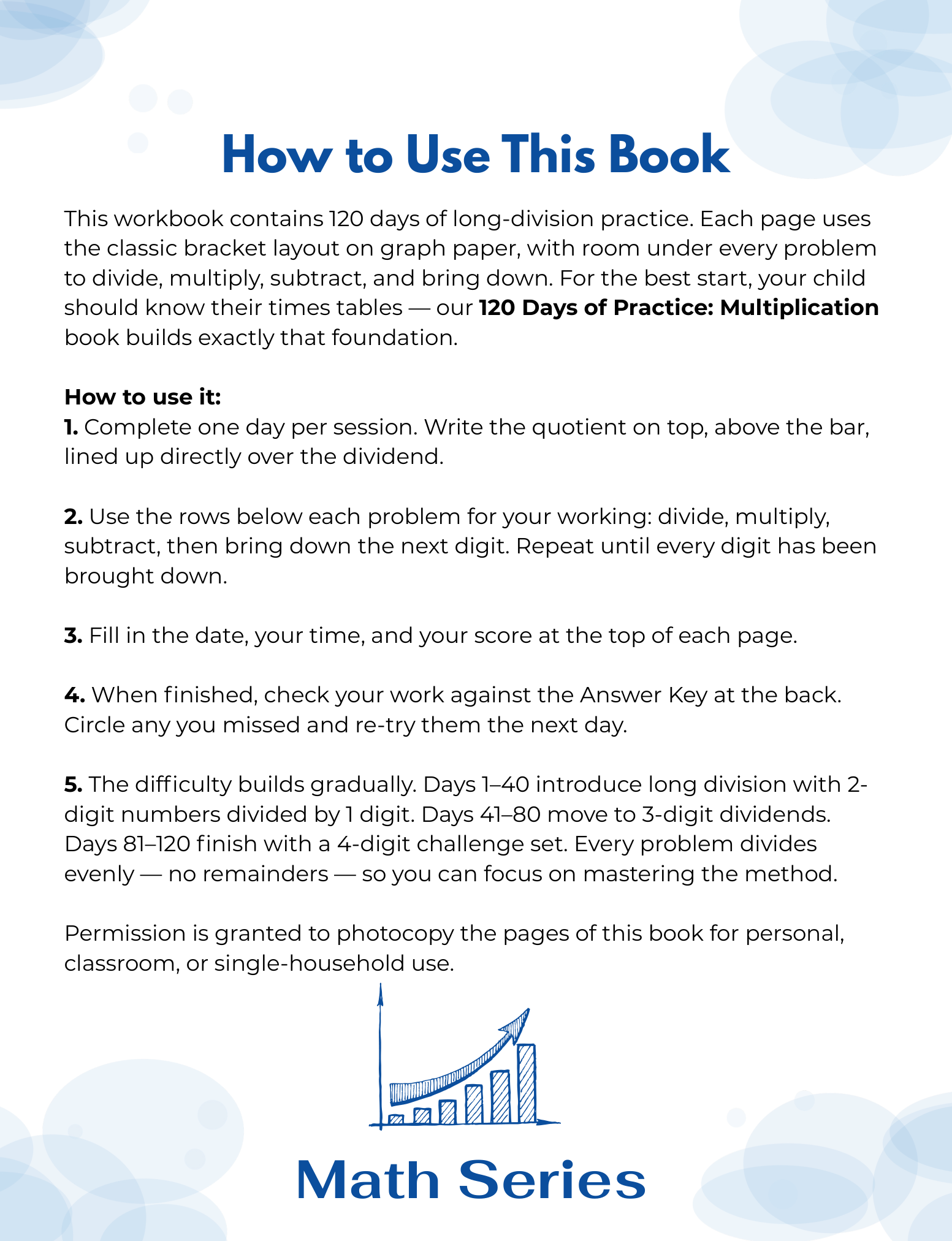 How to use this workbook